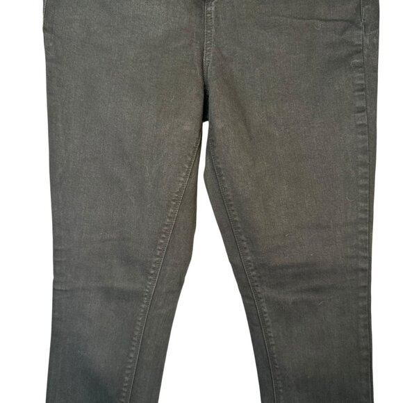 Gypsy Warrior Black High Waisted Lace Up Skinny Jeans Pants Goth Punk Emo Size 7 - Picture 4 of 8